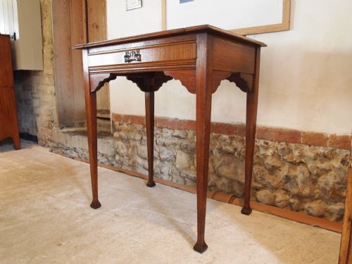 Desk Writing Table Arts and Crafts Oak Manner of Liberty C1900