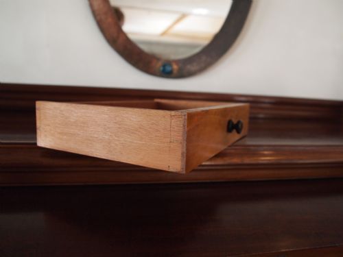 fig 2. Desk fine quality Victorian Mahogany cylinder desk by Maple and Co London c1880