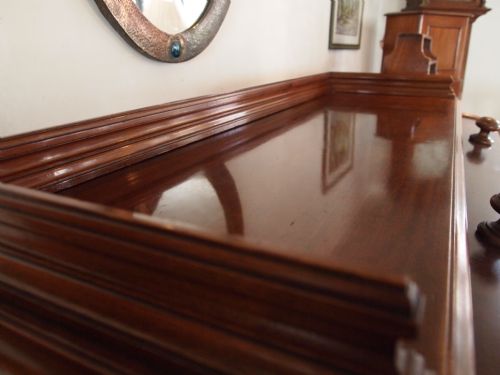 fig 3. Desk fine quality Victorian Mahogany cylinder desk by Maple and Co London c1880