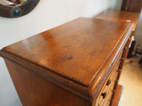 fig 2. Chest of drawers collectors chest specimen drawers Victorian Pine c1870