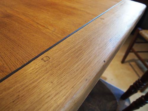 fig 1. Table Oak refectory kitchen dining table c1920
