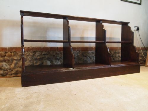 fig 2. Saddle horse boot rack tack shelves or bookcase Victorian Mahogany c1860