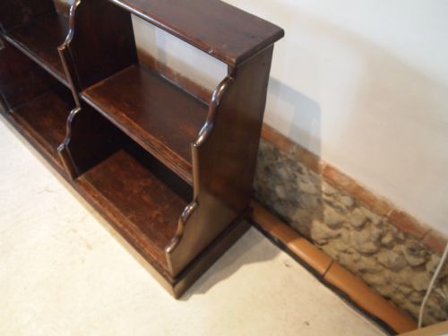 fig 3. Saddle horse boot rack tack shelves or bookcase Victorian Mahogany c1860