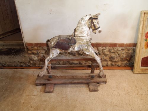 Rocking Horse Victorian Child's Unrestored Original Condition C1900