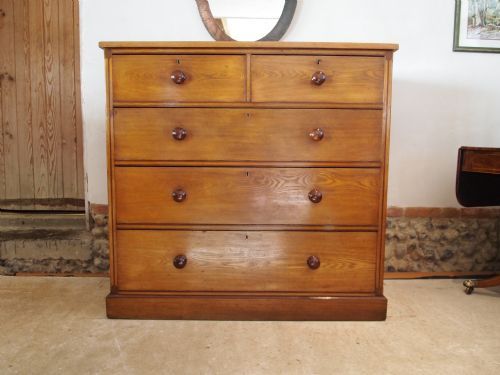 Chest of Drawers Victorian Arts and Crafts Aesthetic Solid Ash C1890