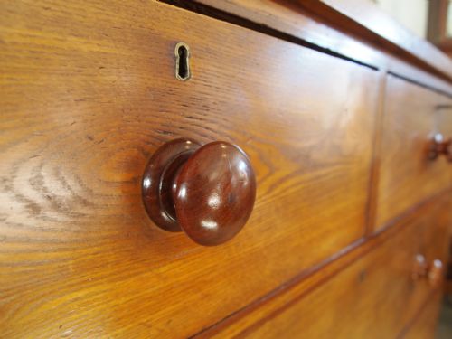 fig 2. Chest of drawers Victorian Arts and Crafts aesthetic solid Ash c1890