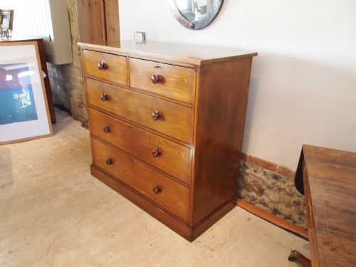 fig 3. Chest of drawers Victorian Arts and Crafts aesthetic solid Ash c1890