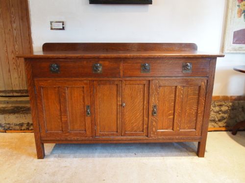 Sideboard Dresser Oak Arts and Crafts C1900
