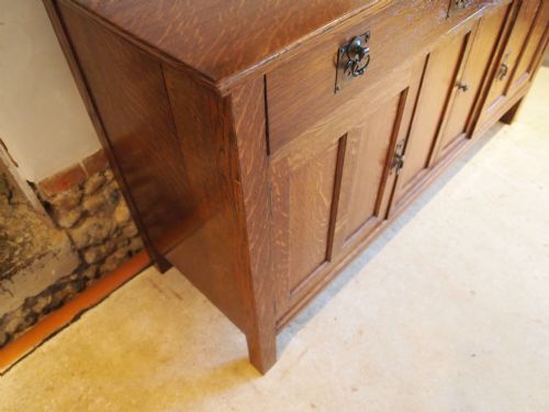fig 3. Sideboard dresser Oak Arts and Crafts c1900