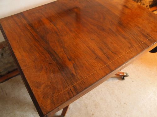 fig 3. Table fine quality George IV Regency Rosewood sofa table c1820