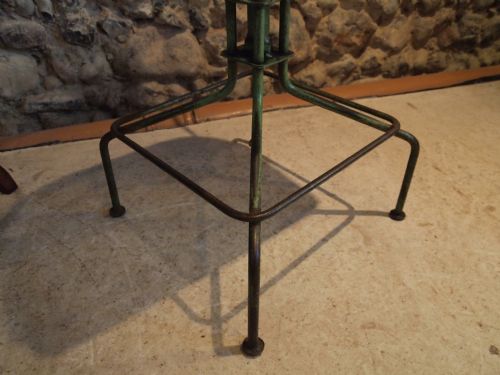 fig 2. Chair machinist chair metal industrial c1930