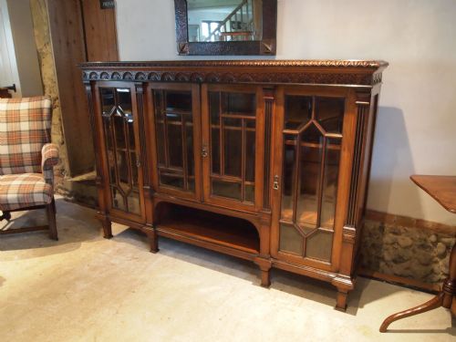Bookcase Fine Quality Victorian Walnut by Maple and Co C1890
