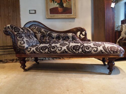 Chaise Longue Settee Sofa Willaim IV Mahogany C1830