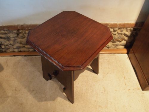 Table Fine Quality Arts and Crafts Solid Walnut Table with Drawer C1900
