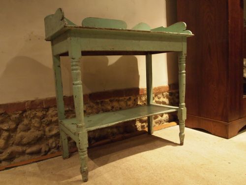 fig 2. Table washstand Victorian Painted Pine c1880