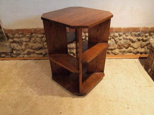 Table Bookcase Art Deco Oak C1930