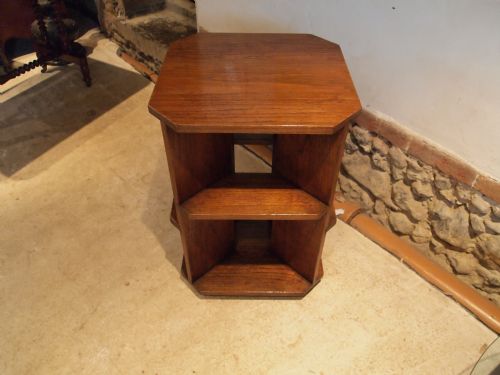 fig 2. Table bookcase Art Deco Oak c1930