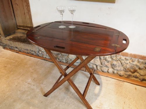fig 1. Table butlers tray George III Mahogany c1790
