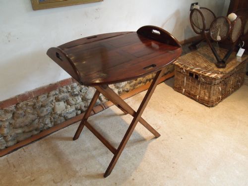 fig 2. Table butlers tray George III Mahogany c1790