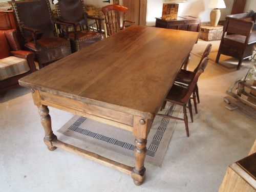 Table Victorian Norfolk Refectory Farmhouse Dining Table Sycamore and Pine C1860
