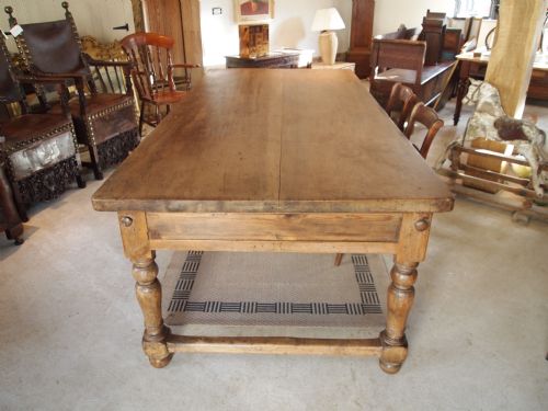 fig 3. Table Victorian Norfolk refectory farmhouse dining table Sycamore and Pine c1860