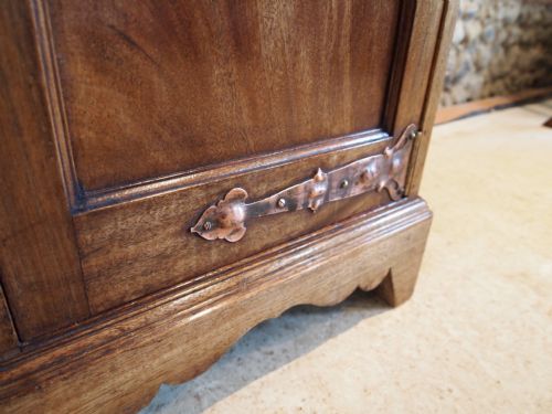 fig 2. Cabinet bedside cupboard Arts and Crafts Walnut c1900