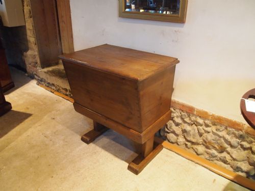 Dough Bin Table Shoe Box Blanket Box Victorian Pine C1880