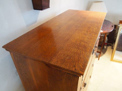 fig 3. Chest of drawers Arts and Crafts Victorian Oak c1880