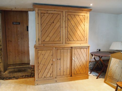 fig 1. Cupboard Pantry housekeepers cupboard Kitchen Farmhouse Victorian Pine c1880