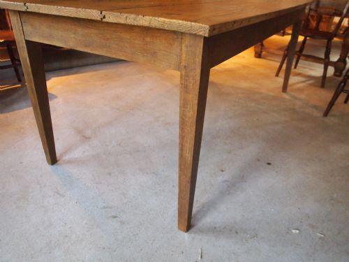 fig 1. Table dining French farmhouse refectory table Victorian period Oak and Pine c1870