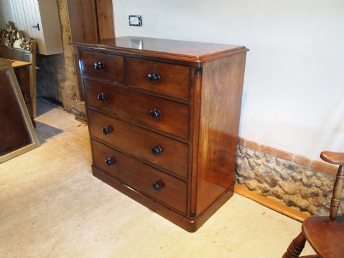 Chest of Drawers Finest Quality Victorian Mahogany C1860