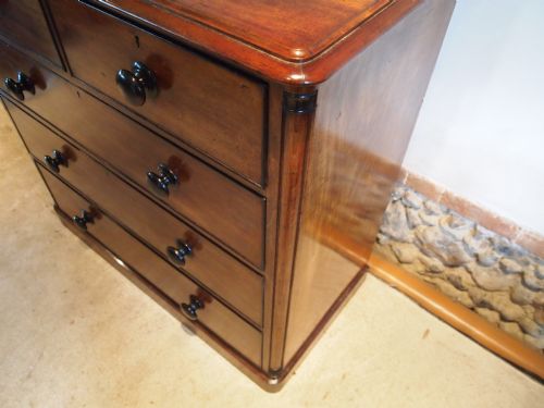 fig 2. Chest of drawers Finest quality Victorian Mahogany c1860