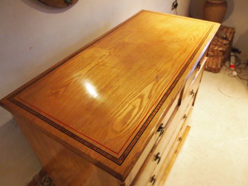 fig 2. Chest of drawers Arts and Crafts Victorian Ash Maple and Co c1890