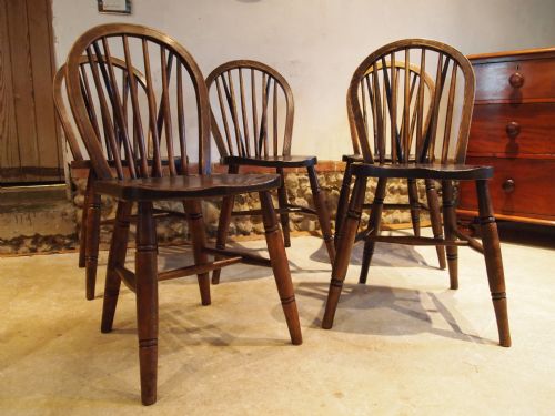 Chairs Victorian Windsor Kitchen Chairs Beech Ash and Elm C1880
