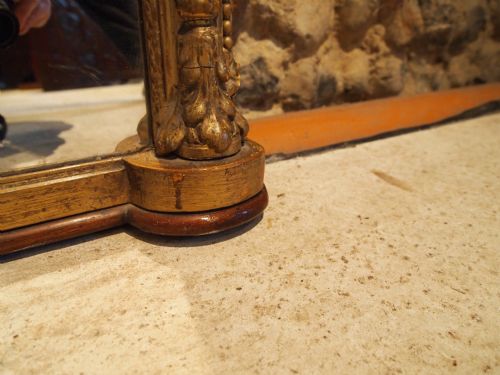 fig 2. Mirror stunning French carved wood original plate and gilding c1860