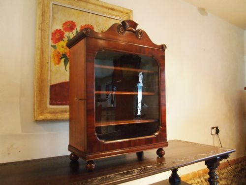 Cabinet Display Regency Mahogany Desk Top C1820