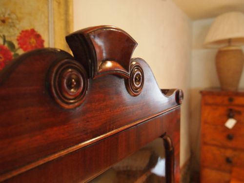 fig 1. Cabinet display Regency Mahogany desk top c1820