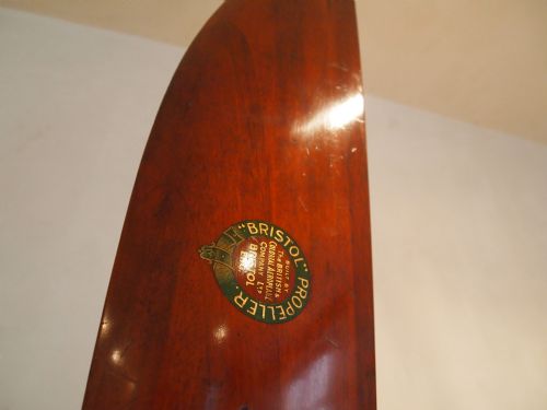 fig 2. Propeller WWI Bristol F.2 fighter mounted c1920