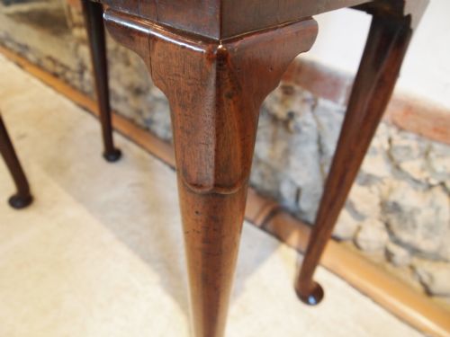fig 2. Table George II Mahogany hall console tea or card table c1740