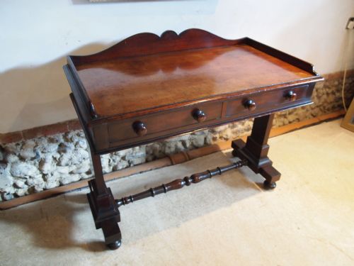 fig 1. Desk Table Early Victorian Mahogany c1840