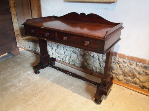 fig 2. Desk Table Early Victorian Mahogany c1840