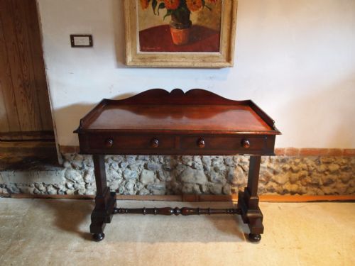 fig 3. Desk Table Early Victorian Mahogany c1840