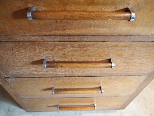 fig 1. Chest of Drawers Art Deco limed Oak c1925