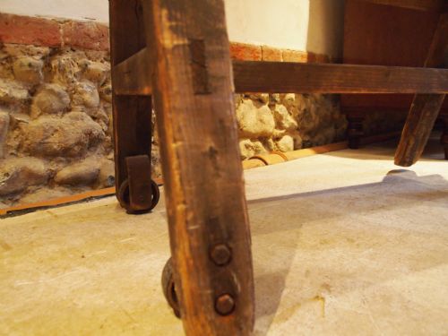 fig 2. Saddle horse Victorian Pine with wheels c1890