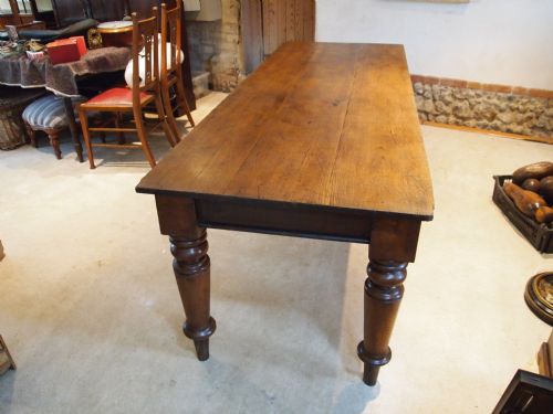 fig 2. Table Victorian Oak refectory farmhouse table c1870