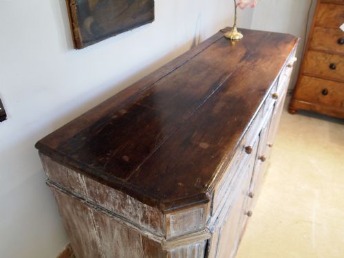 fig 1. Dresser sideboard French enfilade buffet Chestnut c1780