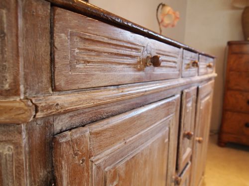 fig 2. Dresser sideboard French enfilade buffet Chestnut c1780