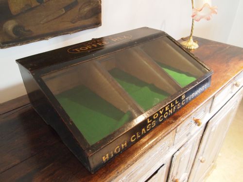 Display Case Haberdashery Advertising Shop Lovells Toffee C1920