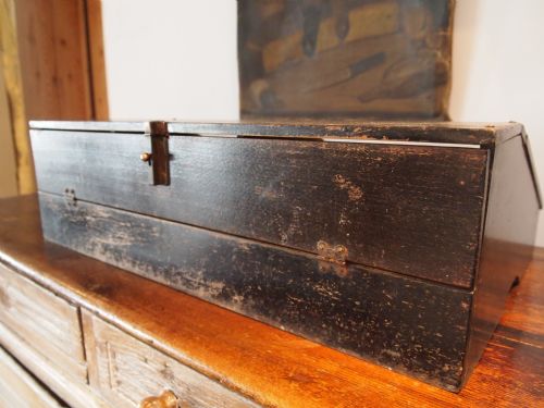 fig 2. Display case haberdashery advertising shop Lovells Toffee c1920