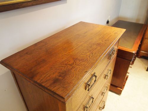 fig 2. Chest of drawers Arts and Crafts Oak by Harris Lebus c1920